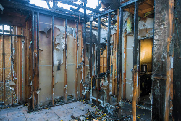 Professional Fire Damage Removal technician working in Moss Bluff, LA